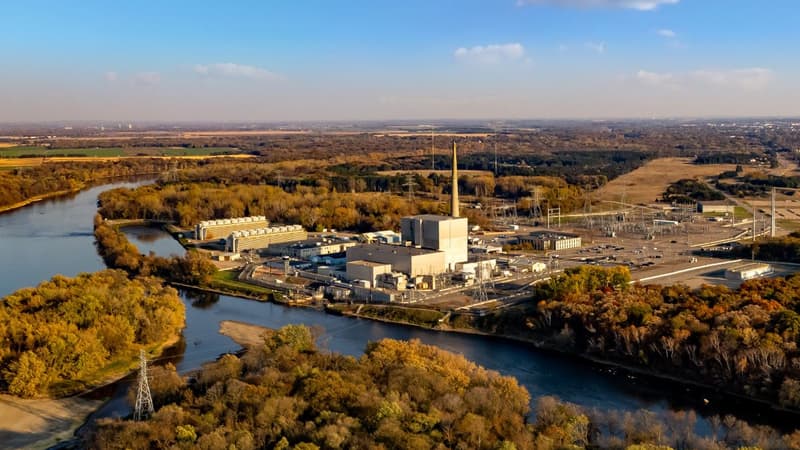 La centrale nucléaire de Monticello, dans le Minnesota. 