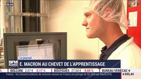 Emmanuel Macron au chevet de l'apprentissage