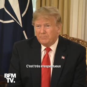 "C’est très insultant." Comment Donald Trump a réagi aux propos d’Emmanuel Macron sur la "mort cérébrale" de l’Otan