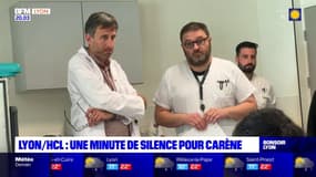 Dans les hôpitaux lyonnais, une minute de silence pour l'infirmière tuée à Reims