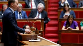 Le ministre du Travail Olivier Dussopt à l'Assemblée nationale, le 8 juin 2023