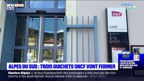 Alpes du Sud: trois guichets SNCF vont fermer 