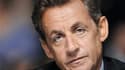 La cote de popularité de Nicolas Sarkozy gagne quatre points en mai, à 35% de bonnes opinions, dans le baromètre BVA pour Orange, L'Express et France Inter où le chef de l'Etat reste toutefois à 62% de mauvaises opinions. /Photo d'archives/REUTERS/Eric Fe