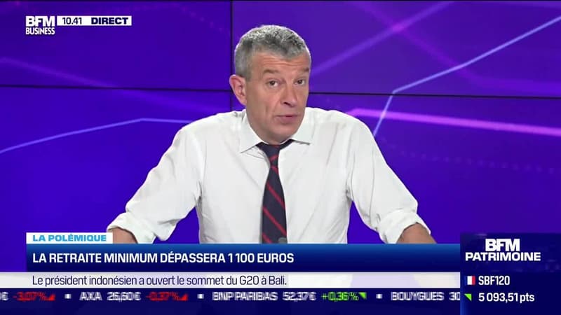 Nicolas Doze : La retraite minimum dépassera 1 100 euros - 15/11