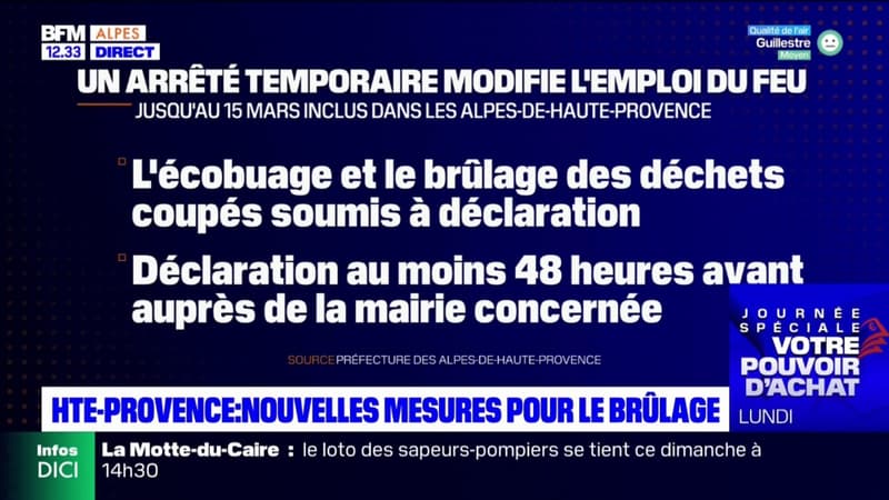 Alpes-de-Haute-Provence: les écobuages strictement encadrés jusqu'en mars