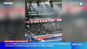 PSG-OL: des chants et banderoles insultants au Parc des Princes