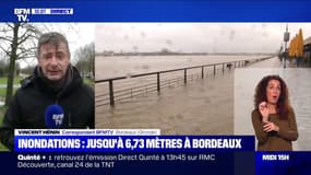 Crue de la Garonne: un pic à 6,73 mètres atteint à Bordeaux 