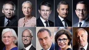 Les nouveaux ministres du gouvernement de François Bayrou