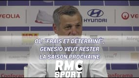 OL: "Frais et déterminé", Genesio veut rester la saison prochaine
