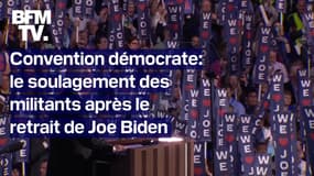 Convention démocrate: les militants démocrates soulagés après le retrait de Joe Biden  