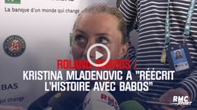 Roland-Garros : Kristina Mladenovic a "réécrit l'histoire avec Timea Babos"