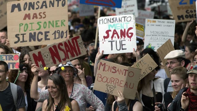 Manifestation contre Monsanto le 21 mai 2016 à Paris