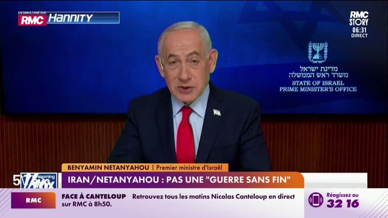 Iran / Netanyahou : pas une "guerre sans fin"