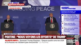 Sommet Trump/Poutine: "La sécurité de l'Ukraine doit être garantie", affirme le président russe