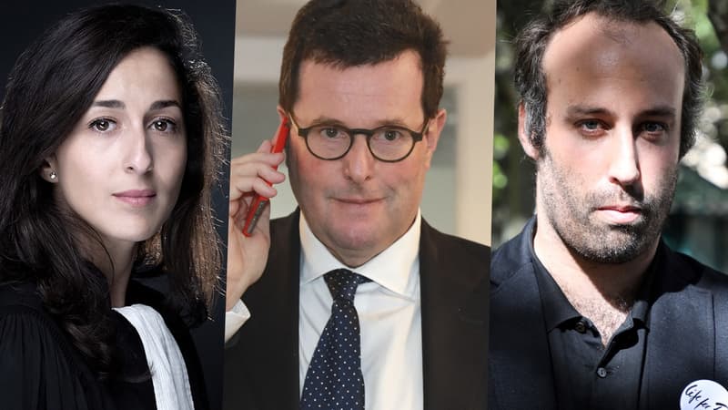 Olivia Ronen, avocate de Salah Abdeslam ; Jean Reinhart, avocat de parties civiles au procès du 13-Novembre ; Arthur Dénouveaux, président de l'association Life for Paris