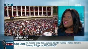 Rythme des réformes: "Ce n'est pas que ça va vite, c'est juste intense", assure Laetitia Avia, députée LaREM  