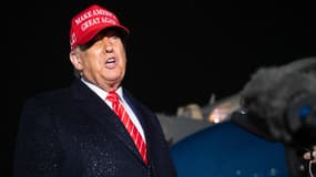 Donald Trump sur la Andrews Air Force Base dans le Maryland le 31 mai 2025