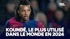 Koundé joueur de champ le plus utilisé en 2024, le top 10