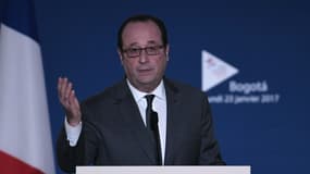 François Hollande à Bogota le 23 janvier 2017