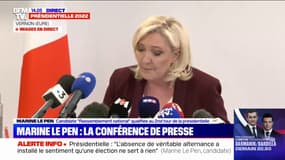 Avec "8 parlementaires sur 925 en France pour le RN" , Marine Le Pen déplore "l'absence de représentativité des élus" 