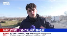 Les agriculteurs qui bloquent l'A64 se disent "prêt à discuter" avec Annie Genevard, ministre de l'Agriculture 