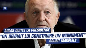 OL : "Il faut construire un monument à Aulas" sourit Makélélé