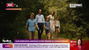 Kate Middleton annonce avoir terminé sa chimiothérapie