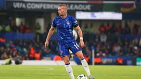 Mykhailo Mudryk lors du match Chelsea-FC Noah (8-0, Conference League), le 7 novembre 2024