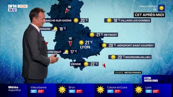 Météo Rhône: un beau soleil ce dimanche, jusqu'à 21°C à Lyon cet après-midi
