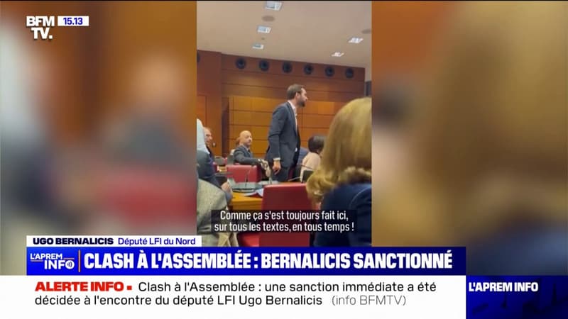 Loi Immigration: le député LFI Ugo Bernacilis sanctionné après son altercation en commission des Lois