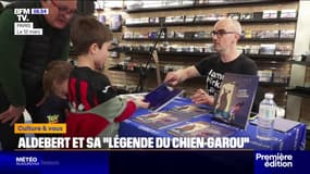 Aldebert, le chanteur star des enfants, remplit les librairies avec son nouveau livre "Gaspard et la légende du chien-garou"