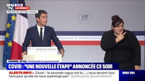 Gabriel Attal/Covid-19: "La hausse fulgurante à laquelle nous assistons en Europe est grave, importante, générale et largement inattendue"