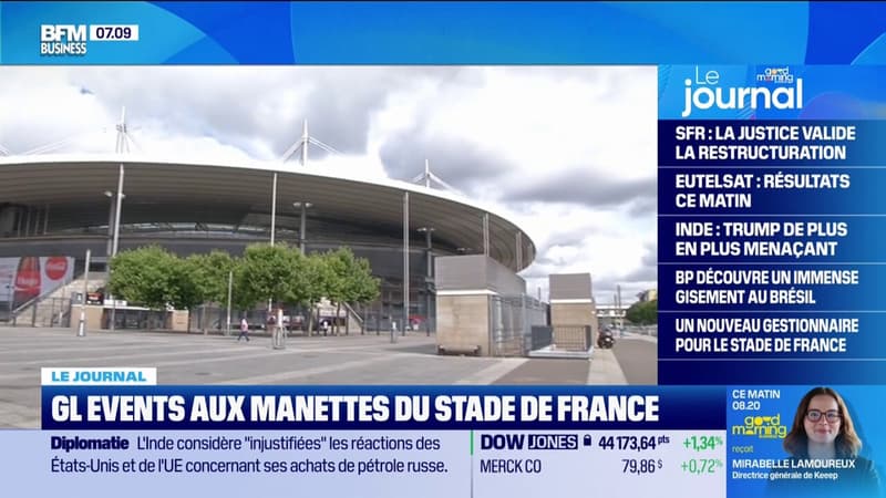 GL events a été choisi comme nouveau gestionnaire du Stade de France