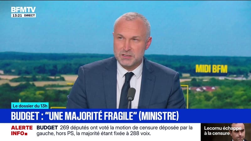"Notre objectif est d'avoir un budget le 2 ou 3 février", explique Laurent Panifous, ministre chargé des relations avec le Parlement