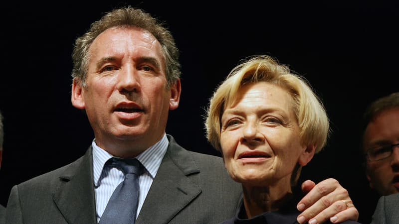 François Bayrou et Anne-Marie Comparini le 6 juin 2007.