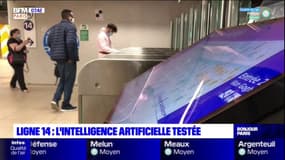Paris: l'intelligence artificielle testée sur la ligne 14