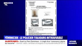 10 jours après le féminicide d'Amanda, son compagnon policier est toujours recherché