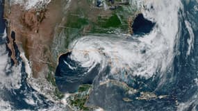 Images satellites de la tempête Cristobal s'approchant des côtes de la Louisiane ce dimanche.