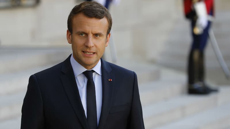 Emmanuel Macron 8 juin 2017 à Paris.