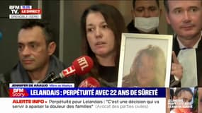 Jennifer De Araujo, mère de Maëlys: "Je suis contente du verdict. La perpétuité c'est ce qu'on a pris nous en n'ayant plus Maëlys"
