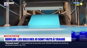 J'aime mes Jeux: dans les coulisses de la production des sols des JO à Tarare