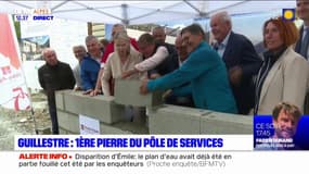 Guillestre: la première pierre du pôle de services à la population posée