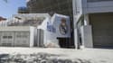 Le stade Santiago-Bernabéu en travaux, à Madird le 26 mars 2020