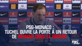 PSG-Monaco : Tuchel ouvre la porte à un retour de Neymar dans le groupe