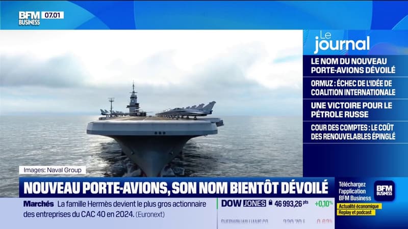 Nouveau porte-avions, son nom bientôt dévoilé
