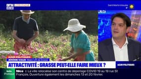 Jérôme Viaud, maire de Grasse, explique avoir des liens avec le maire de Cannes et ne pas être en concurrence avec lui