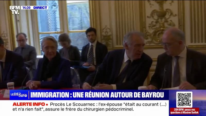 Début du Conseil interministériel de contrôle de l'immigration à Matignon autour de François Bayrou