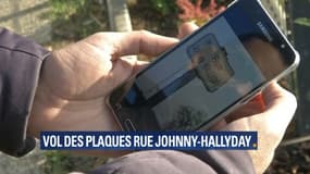 Des panneaux de la rue Johnny Hallyday située à Charvieu-Chavagneux (Isère) ont été dérobés