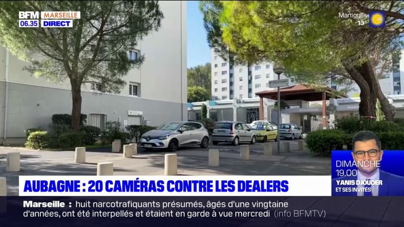 Aubagne: 20 caméras installées contre les dealers au quartier du Charrel