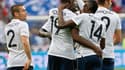 Paul Pogba et les Bleus après l'ouverture du score